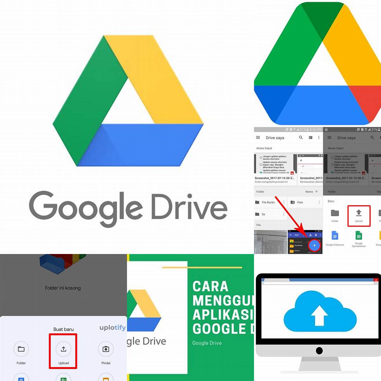 3 Klik ikon aplikasi Google Drive