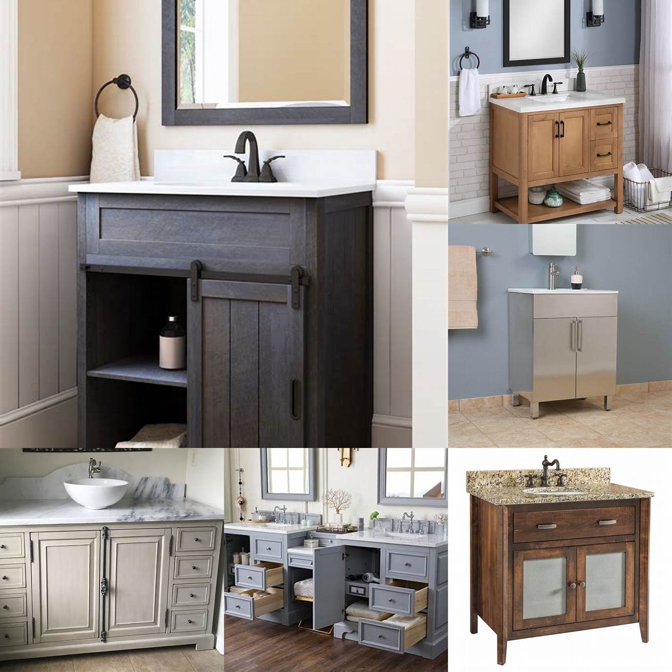 3 Limited customization While metal vanities come in different shapes and sizes they may not offer as many customization options as other materials such as wood or stone