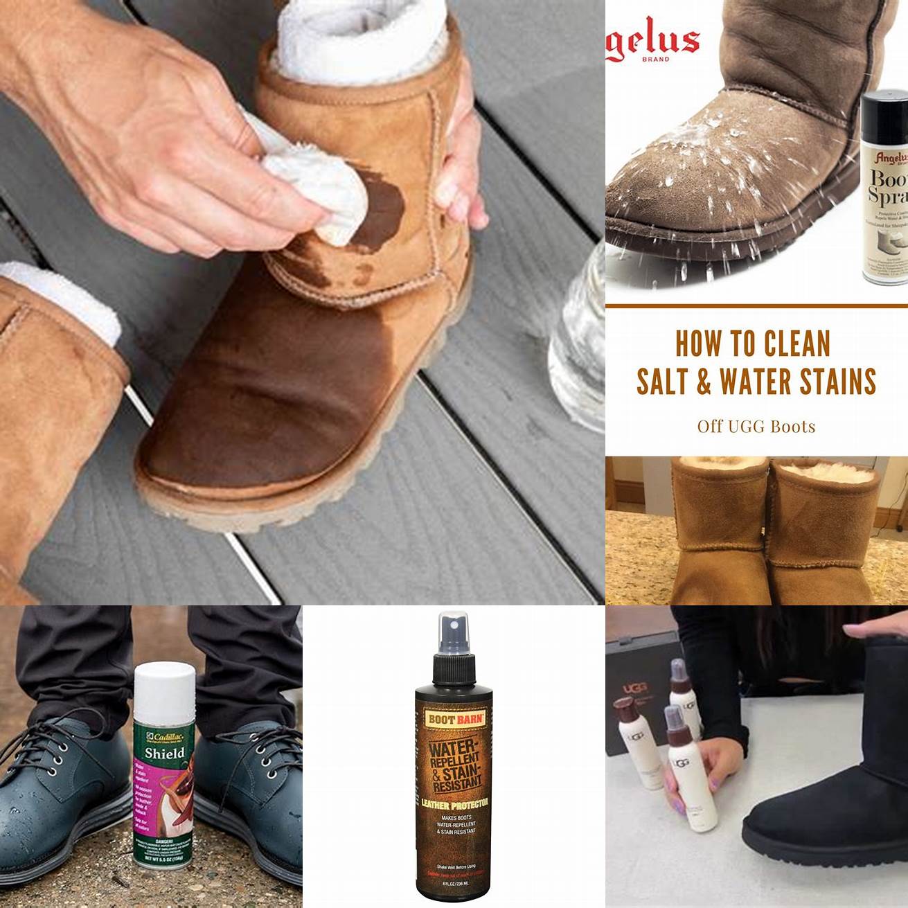 3 Protect your boots from water and stains
