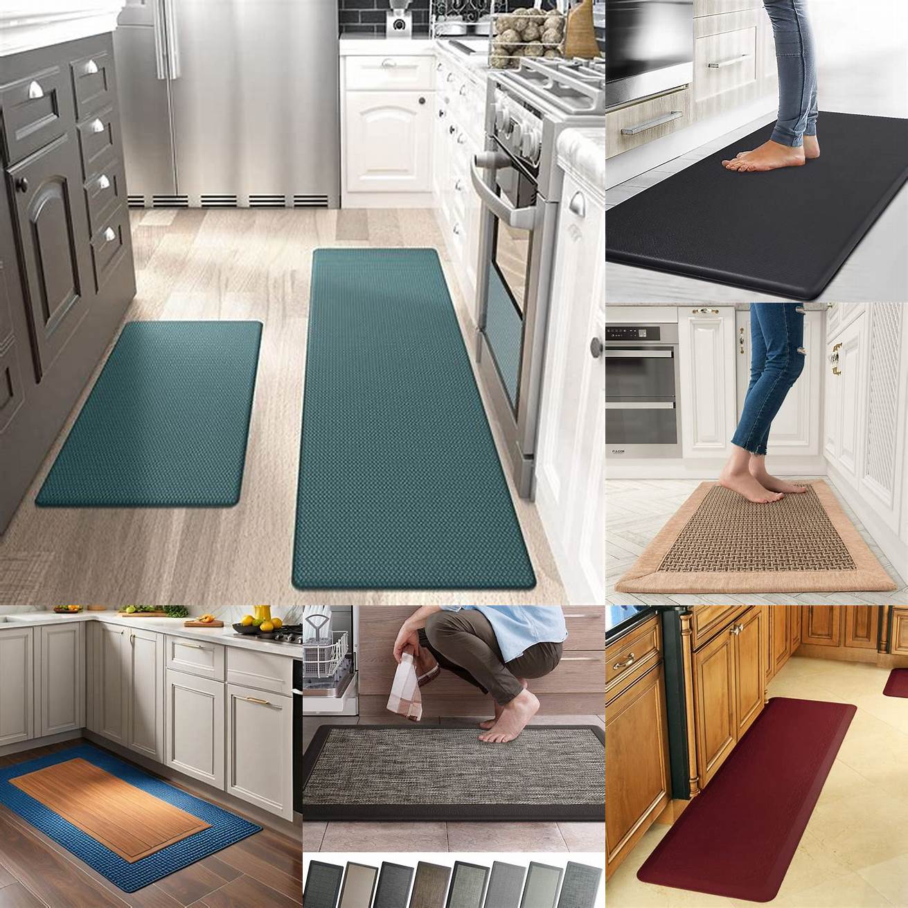 3 Protects Floors Kitchen mats protect your floors from scratches stains and spills They also prevent heavy objects from damaging your floors