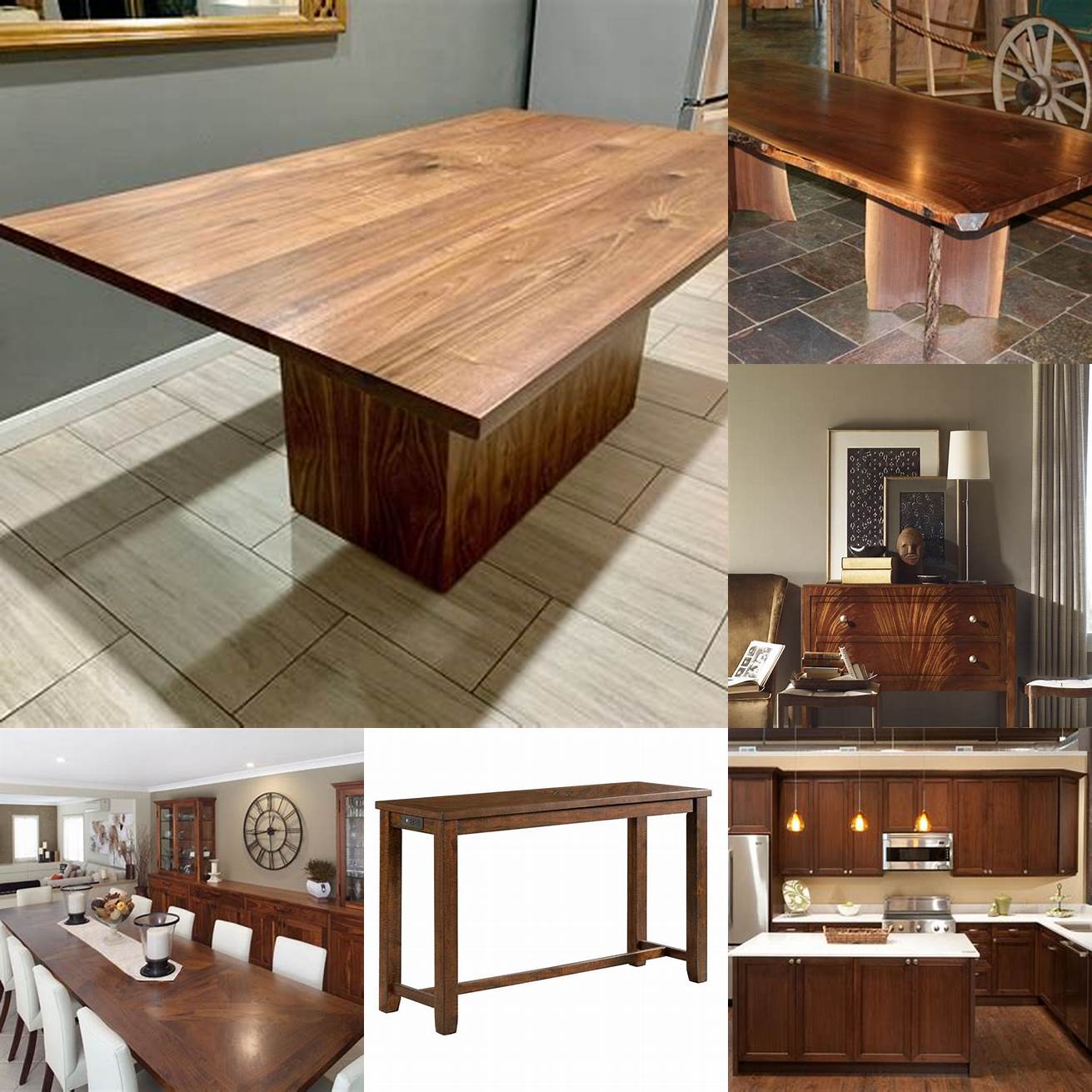 3 Versatility Walnut furniture can be incorporated into a variety of styles from traditional to modern