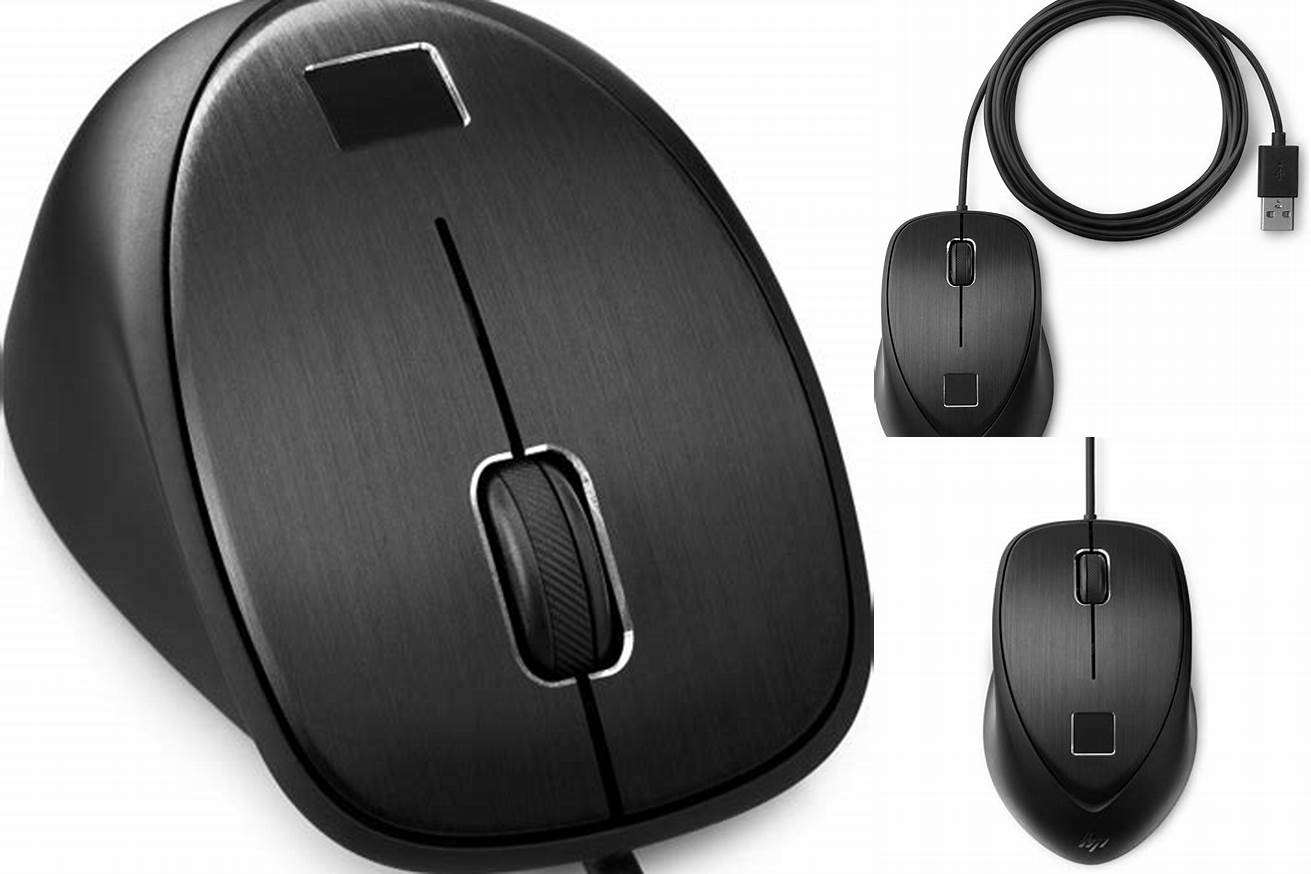 3. HP USB Fingerprint Mouse