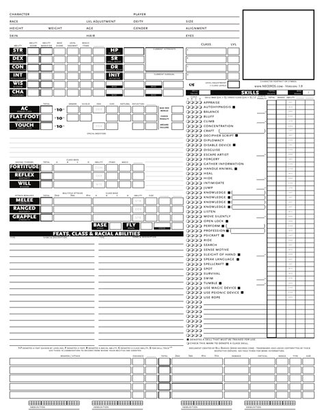 3.5 D&d Templates