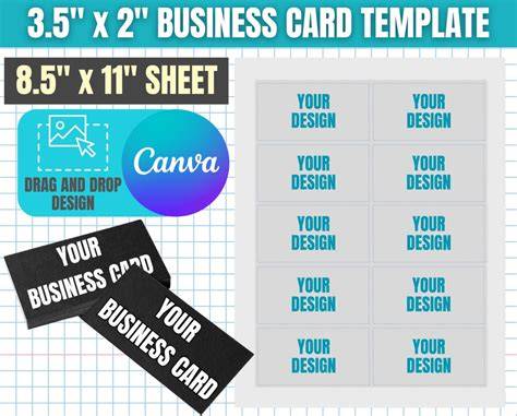3.5 X2 Business Card Template