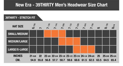 39thirty Hat Size Chart