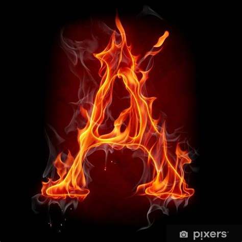 3D Fire Letters