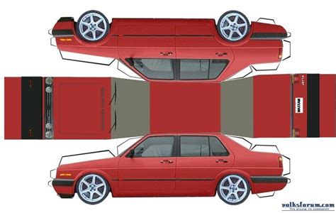 3d Car Paper Template