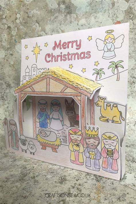 3d Nativity Scene Printable