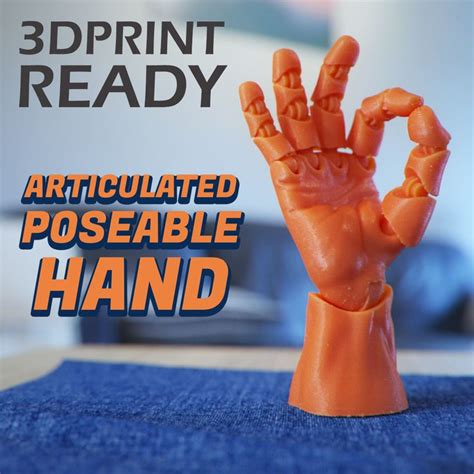 3d Printable Articulated Arm And Hand Tutorial