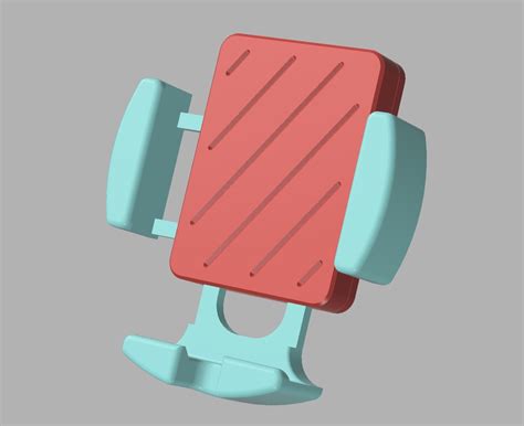 3d Printable Car Phone Holder