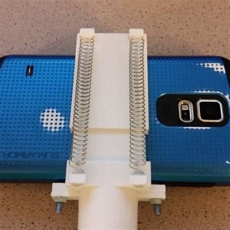 3d Printable Phone Clamp Spring Loaded