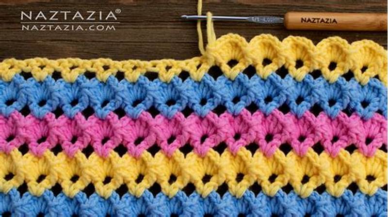 3d Shell Stitch Crochet Pattern