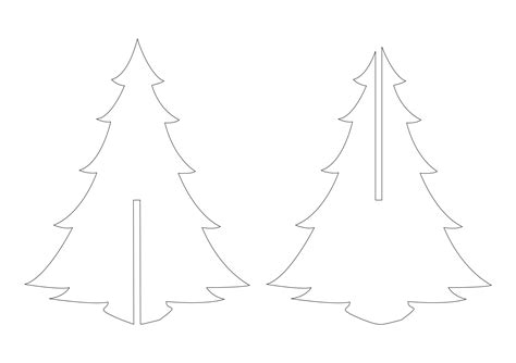 3d Xmas Tree Template