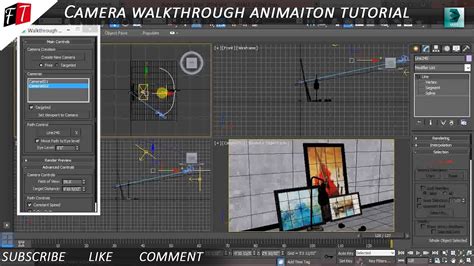 3ds Max Restrain Walkthrough Camera Height