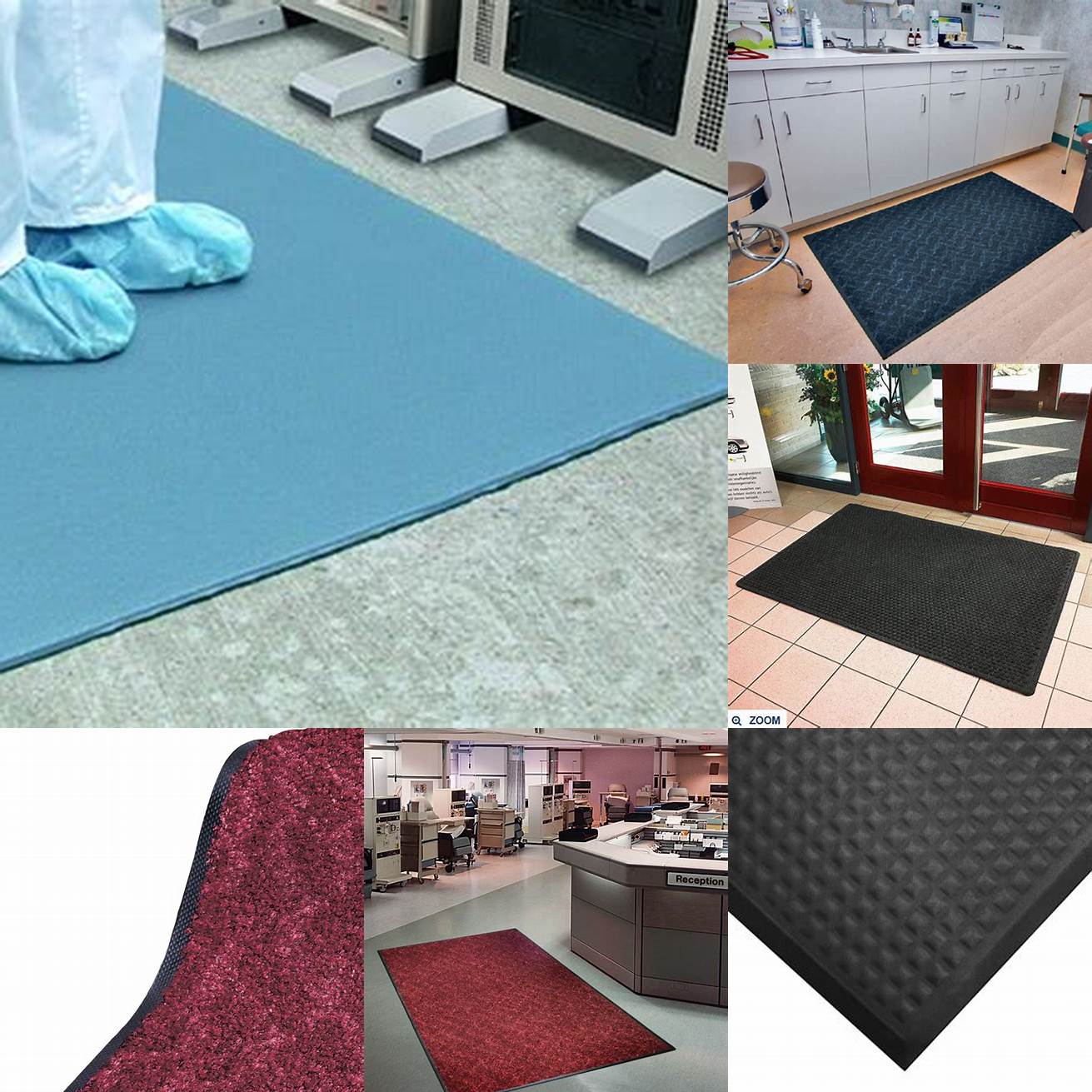 4 Anti-microbial Mats These mats are designed to prevent the growth of bacteria and fungi making them ideal for commercial kitchens