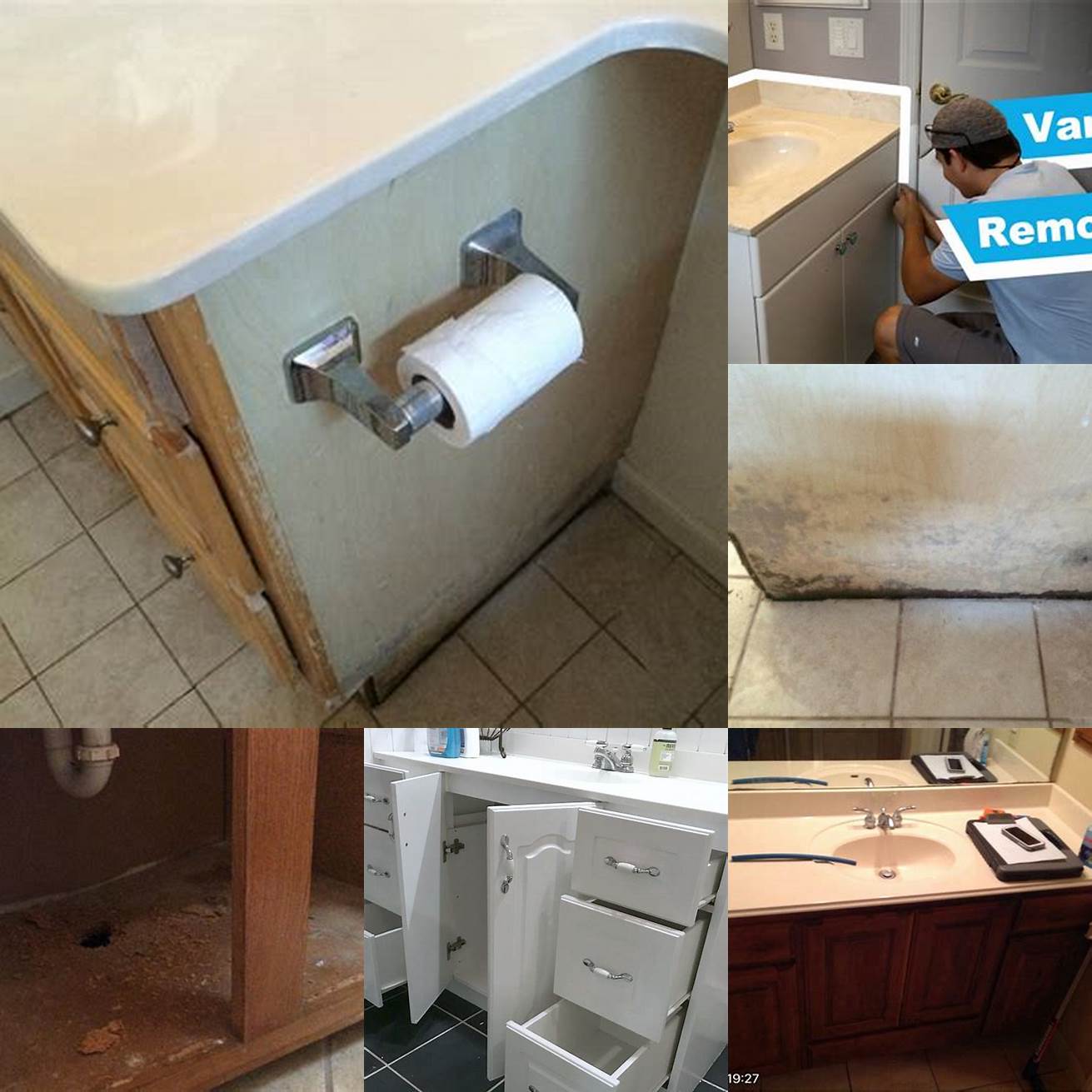 4 Check for Damage Regularly check for damage to your vanity