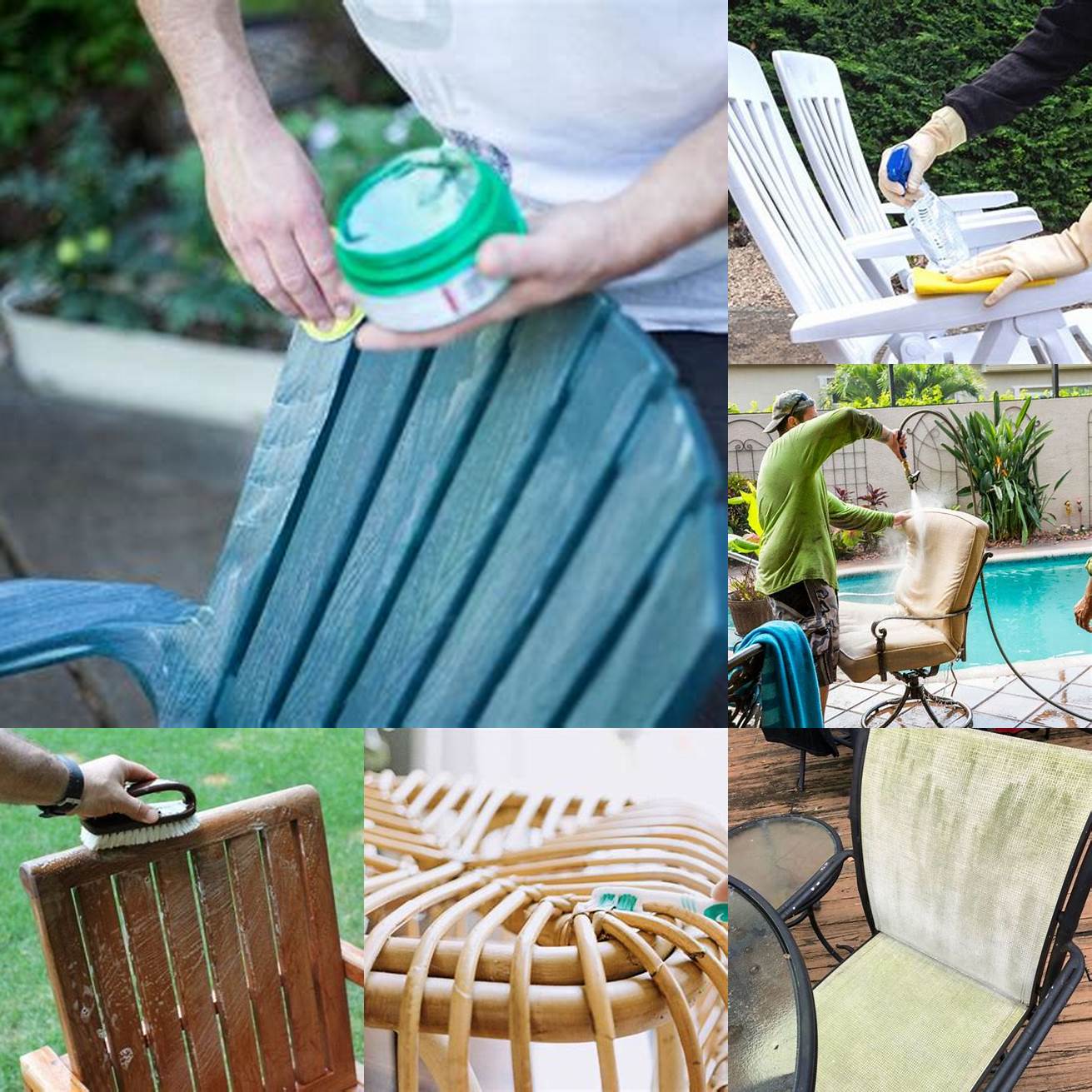 4 Cleaning outdoor furniture