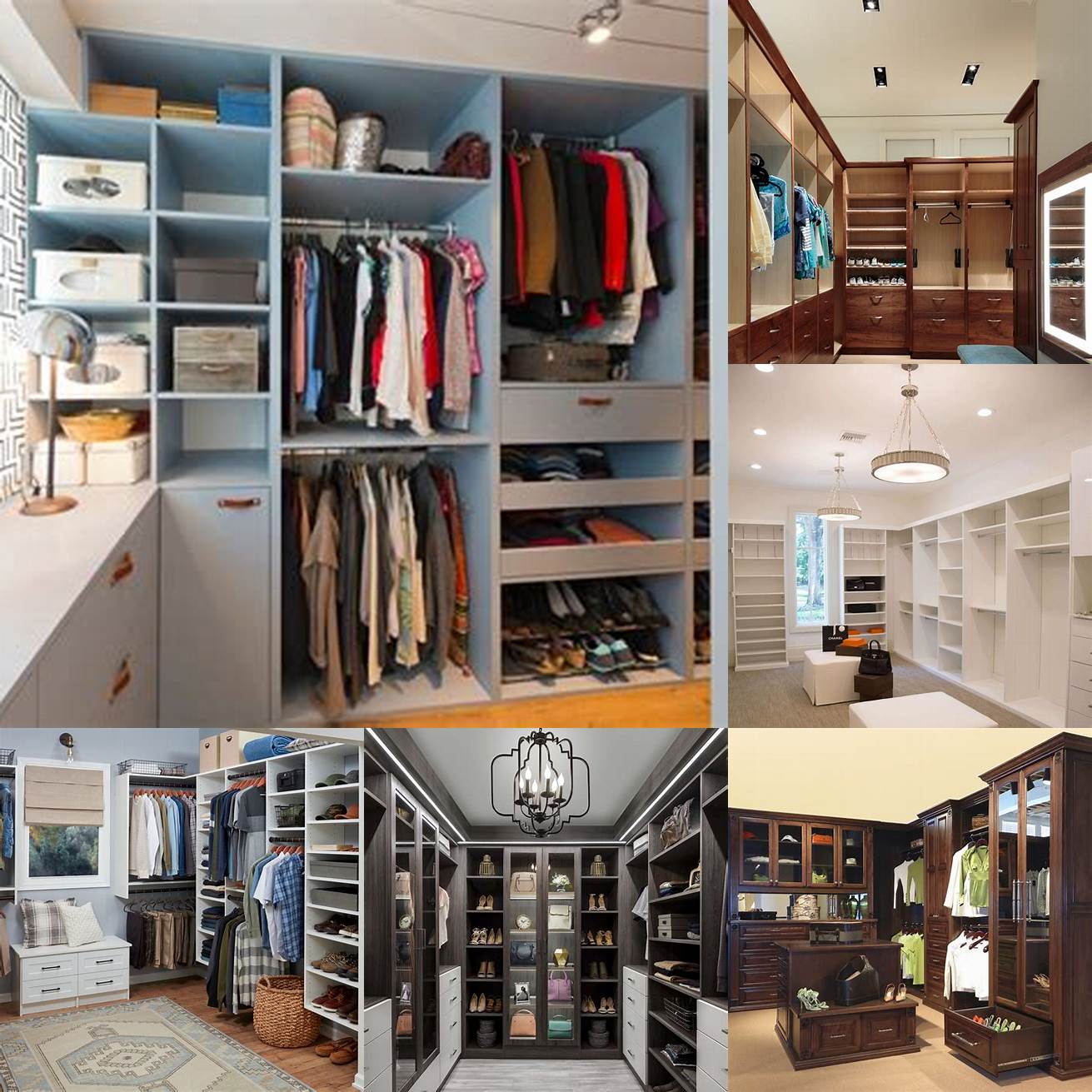 4 Customization Closet furniture can be customized to fit your needs and the size and shape of your space