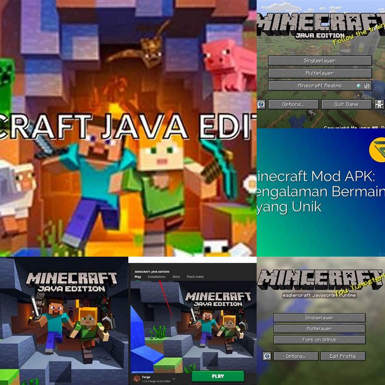 4 Nikmati bermain Minecraft Java Edition Modifikasi