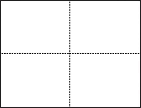 4 Per Page Template Word