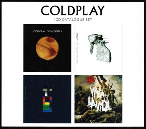 4 Cd Catalogue Set Coldplay