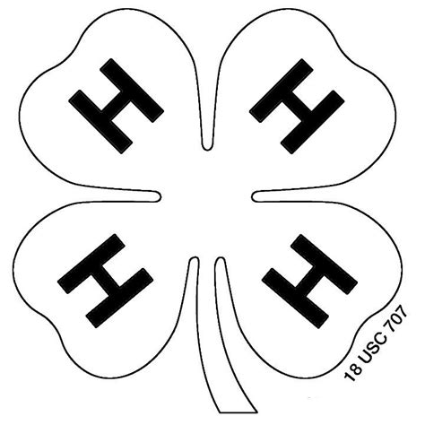 4 h coloring pages