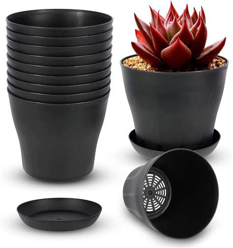 4 inch plant pots