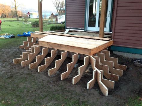 45 degree corner deck stair stringer