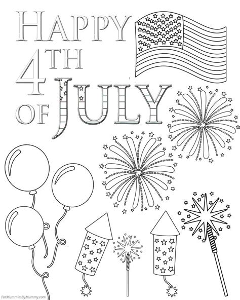 4th Of July Printable
