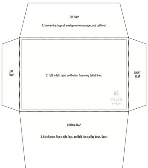 4x6 Envelope Template