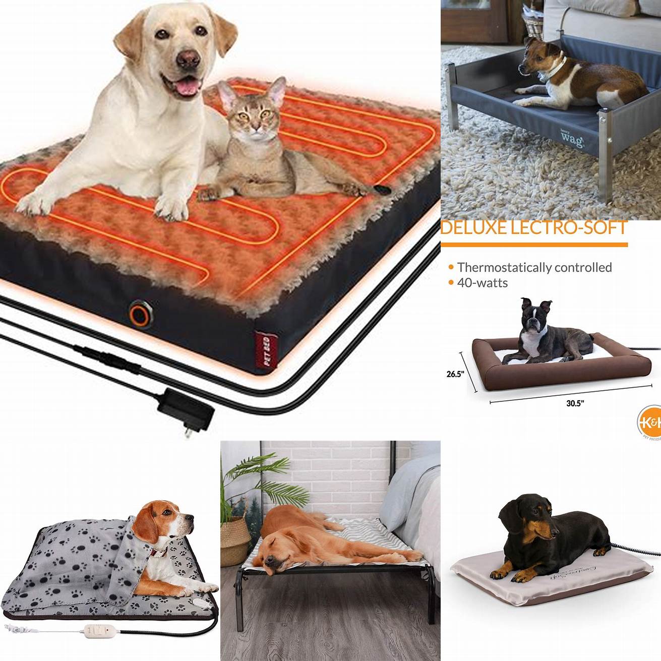 5 Elevated Heated Dog Beds
