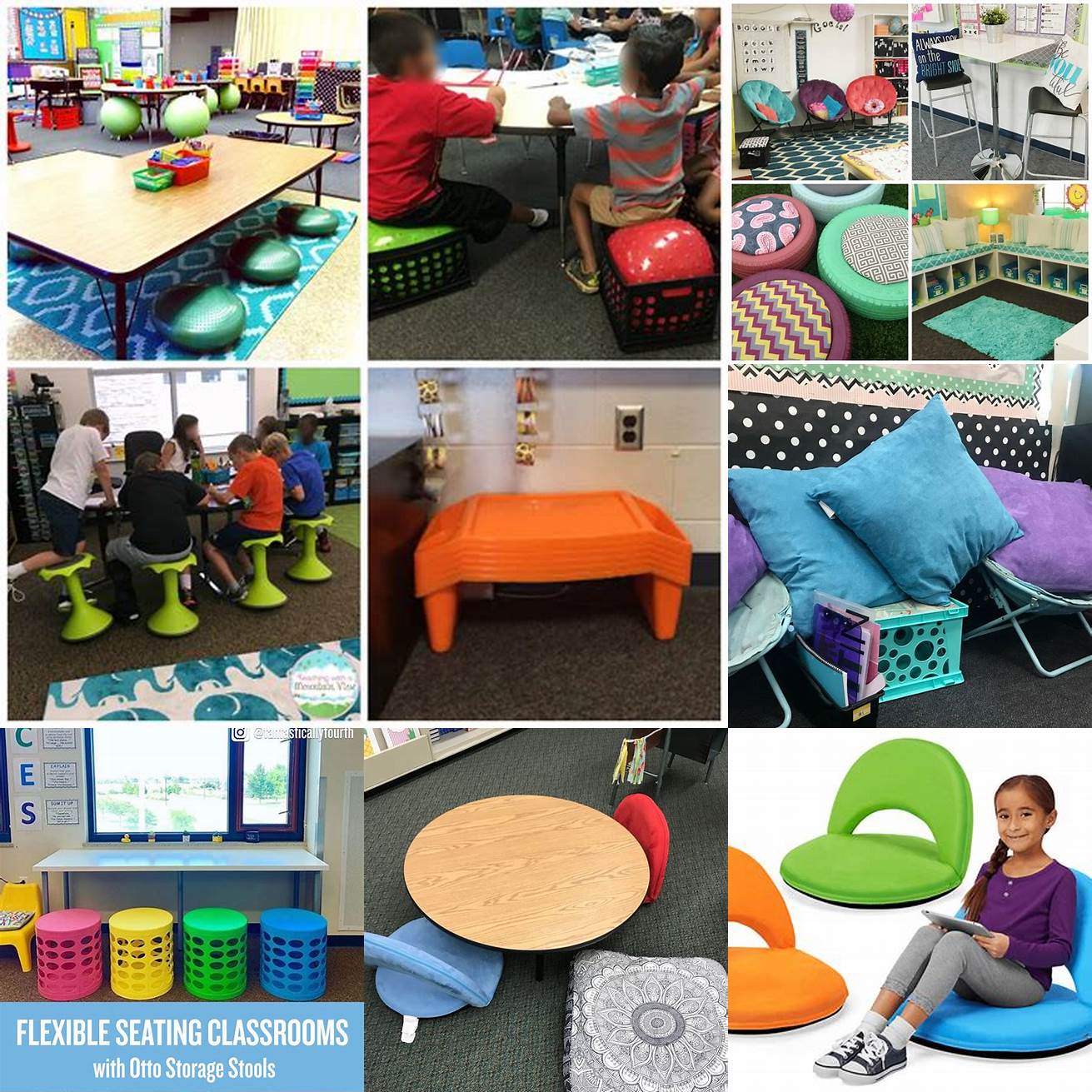 5 Flexible seating options