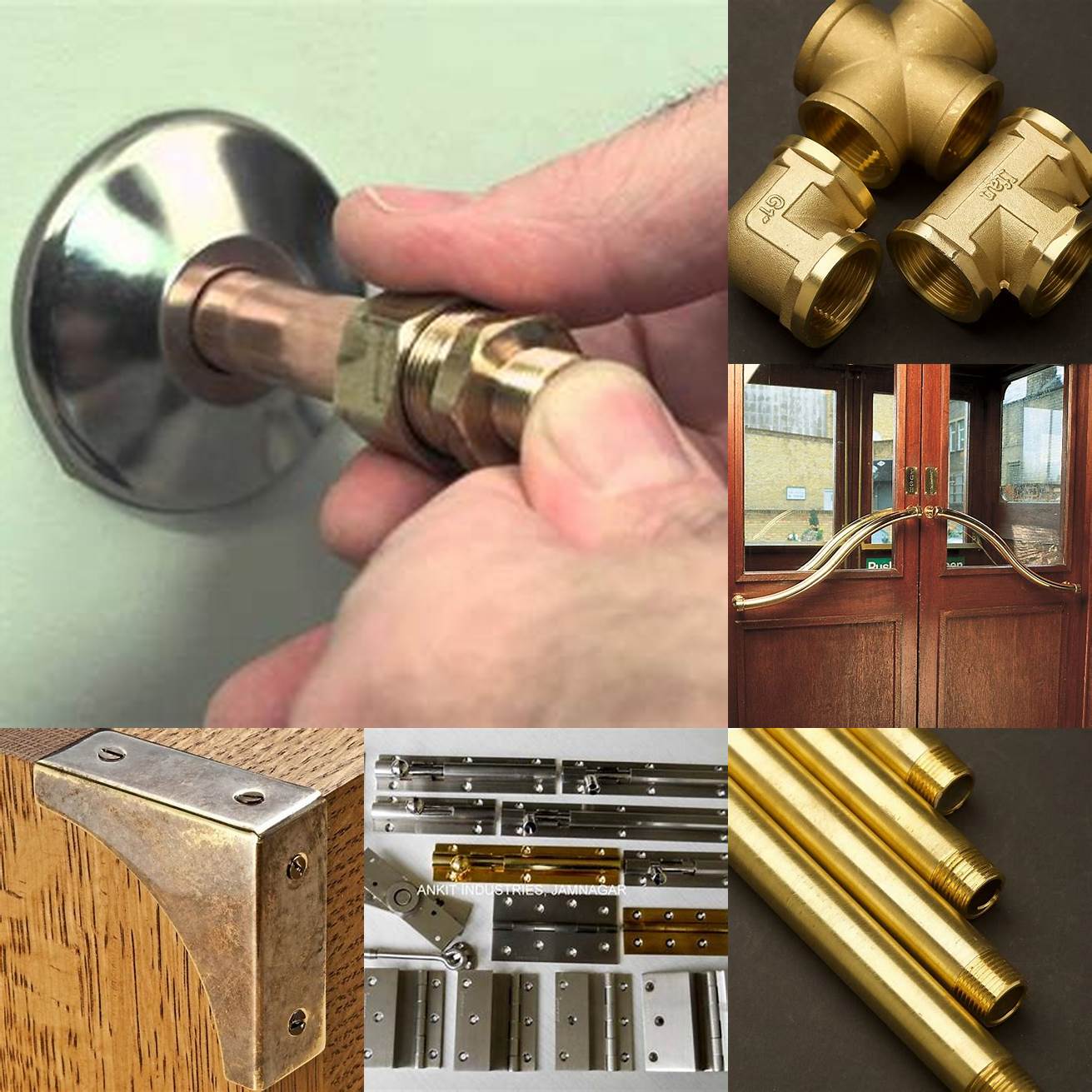 5 Installation of a brass fitting