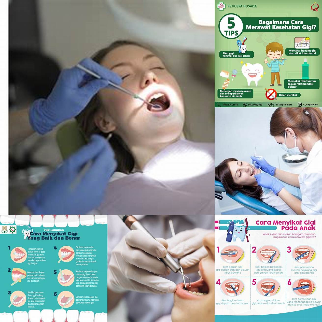 5 Memeriksakan kesehatan gigi secara teratur