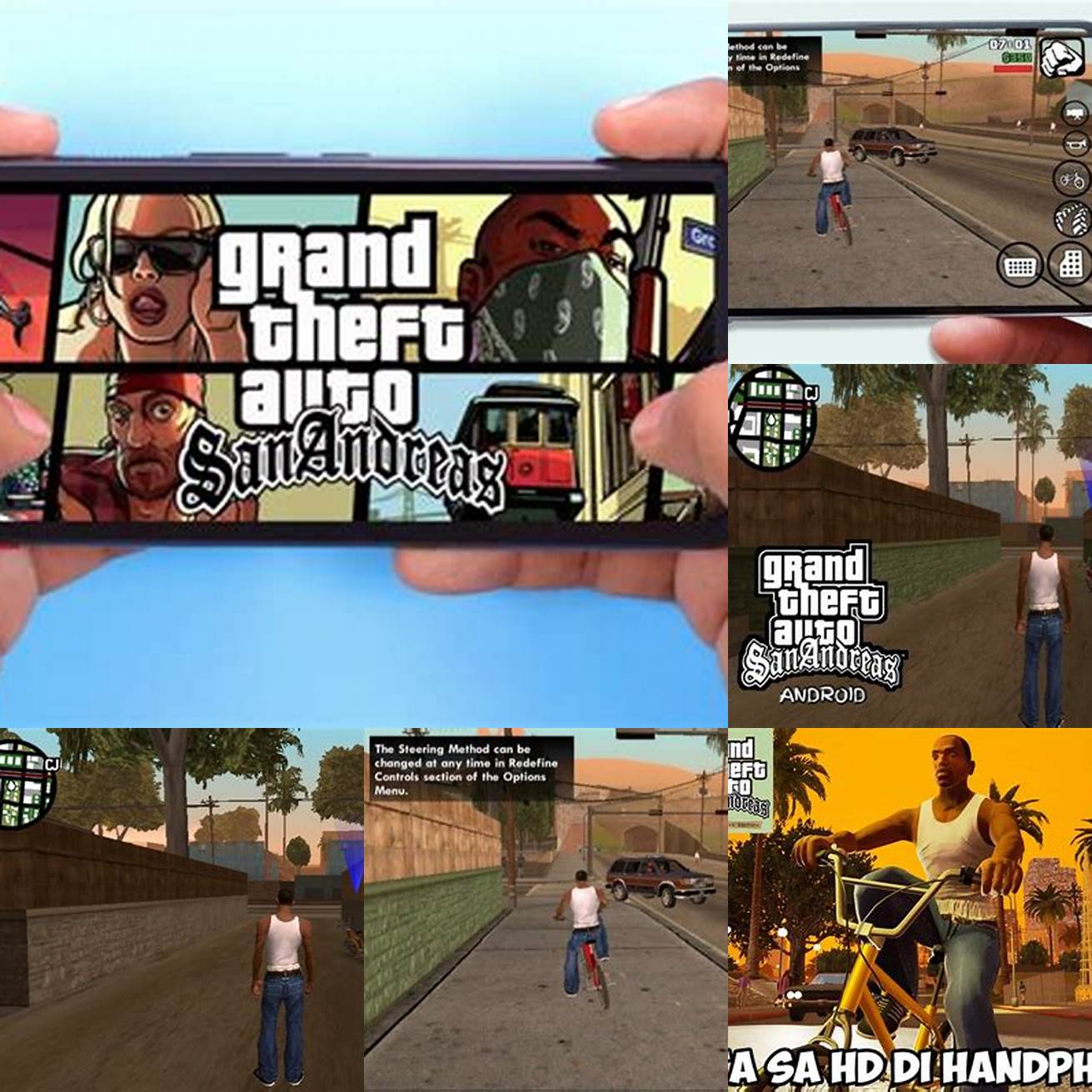5 Nikmati bermain GTA San Andreas di ponsel Anda