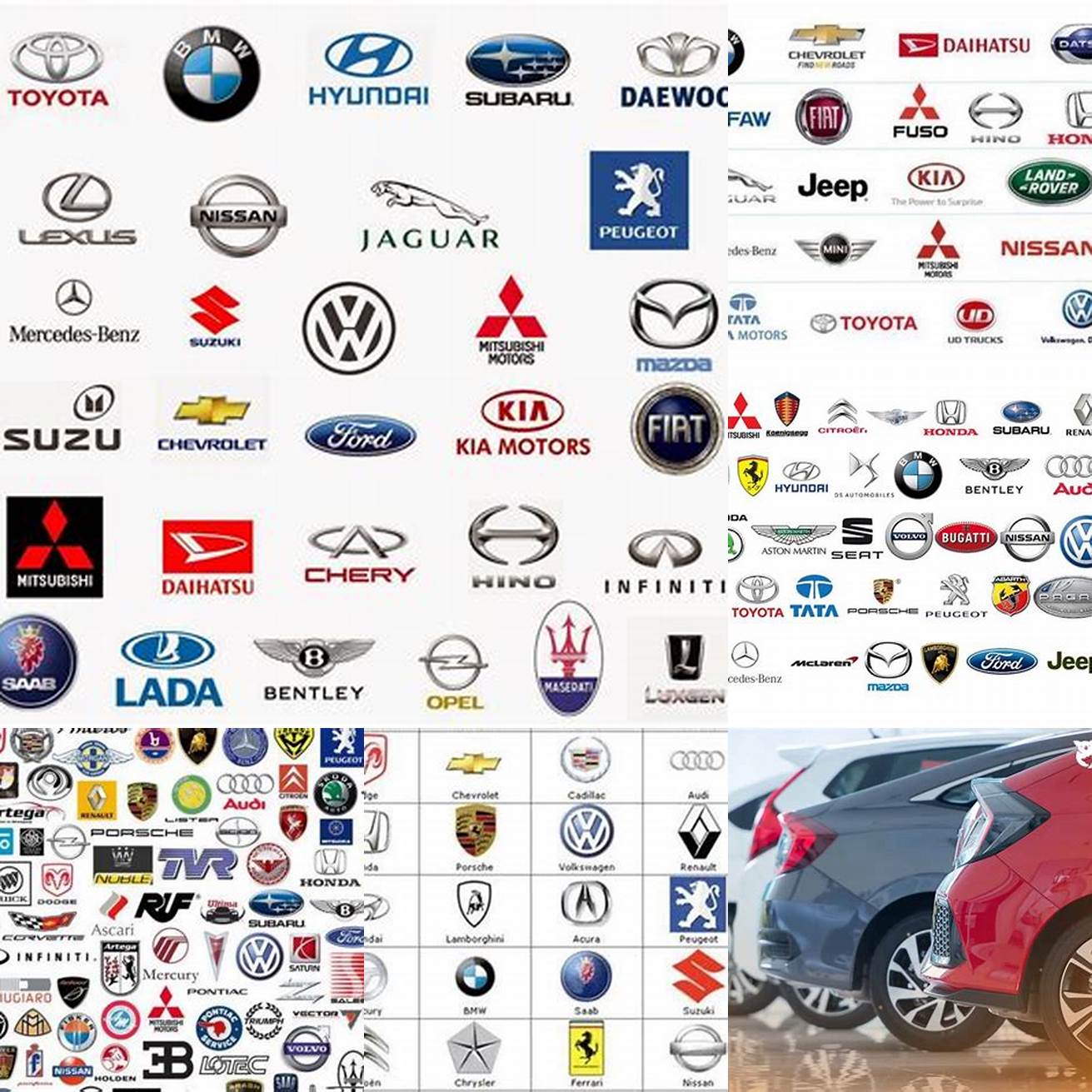 5 Pilih mobil dengan merk dan model terkenal