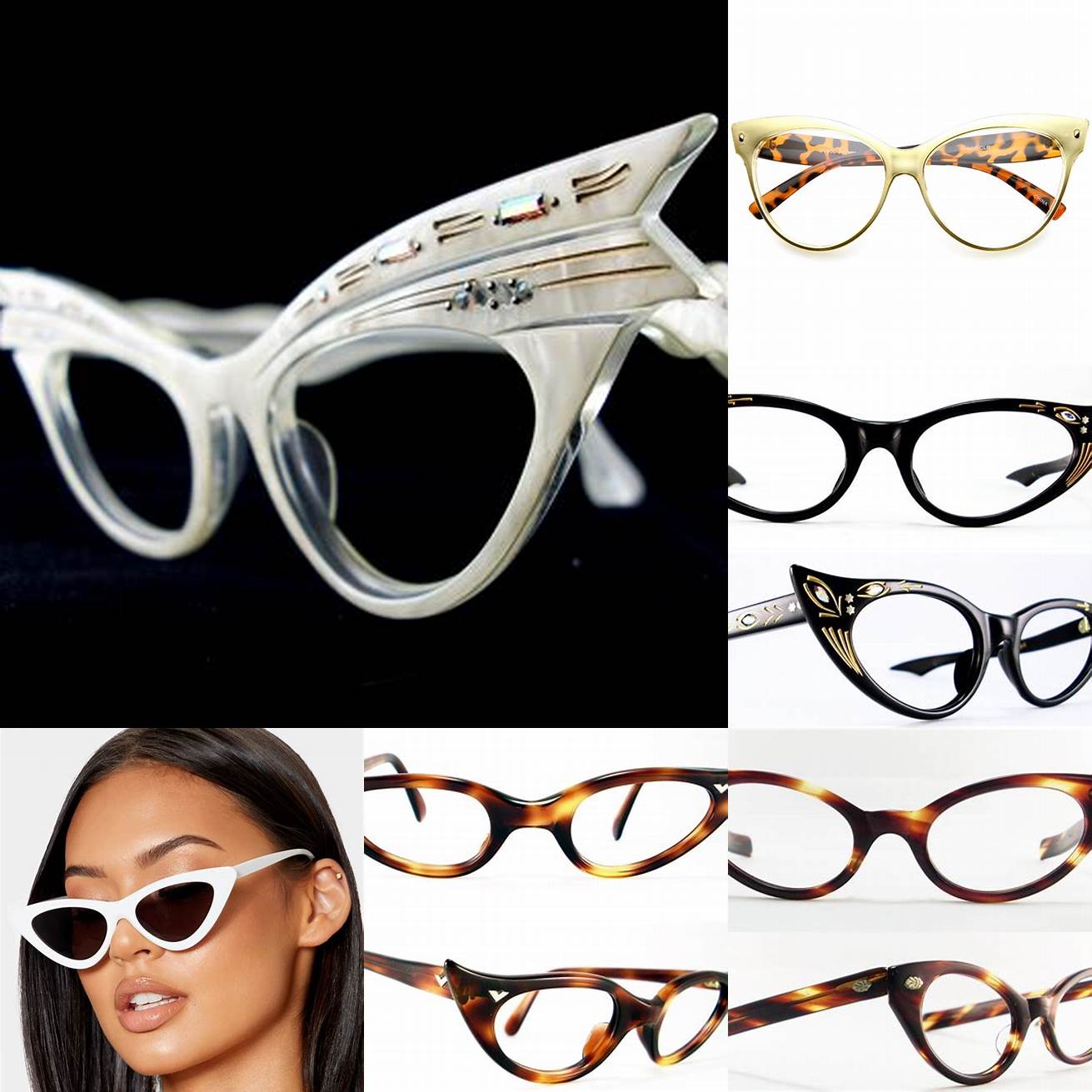 5 Retro Cat Eye Glasses