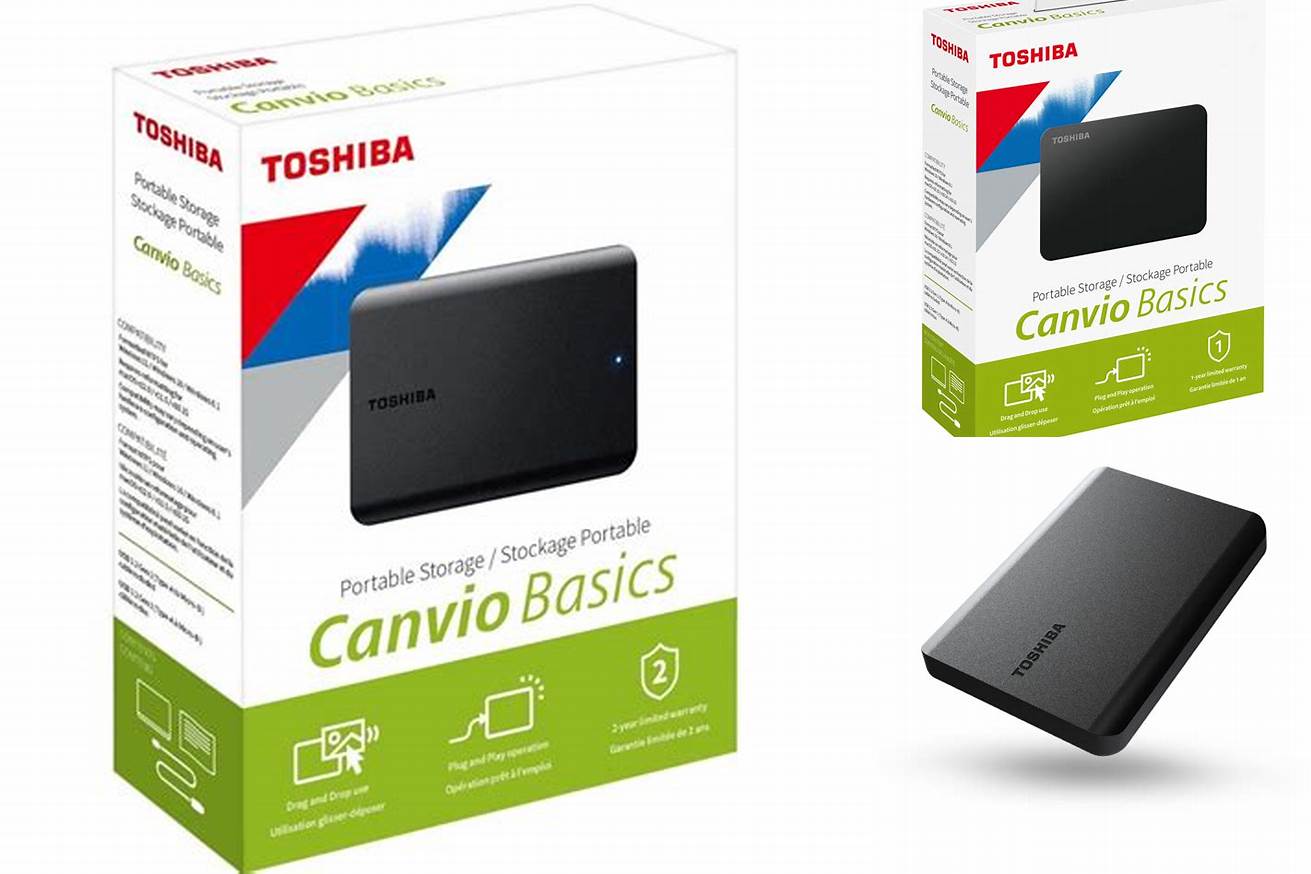 5. Case External HDD Toshiba Canvio Basics