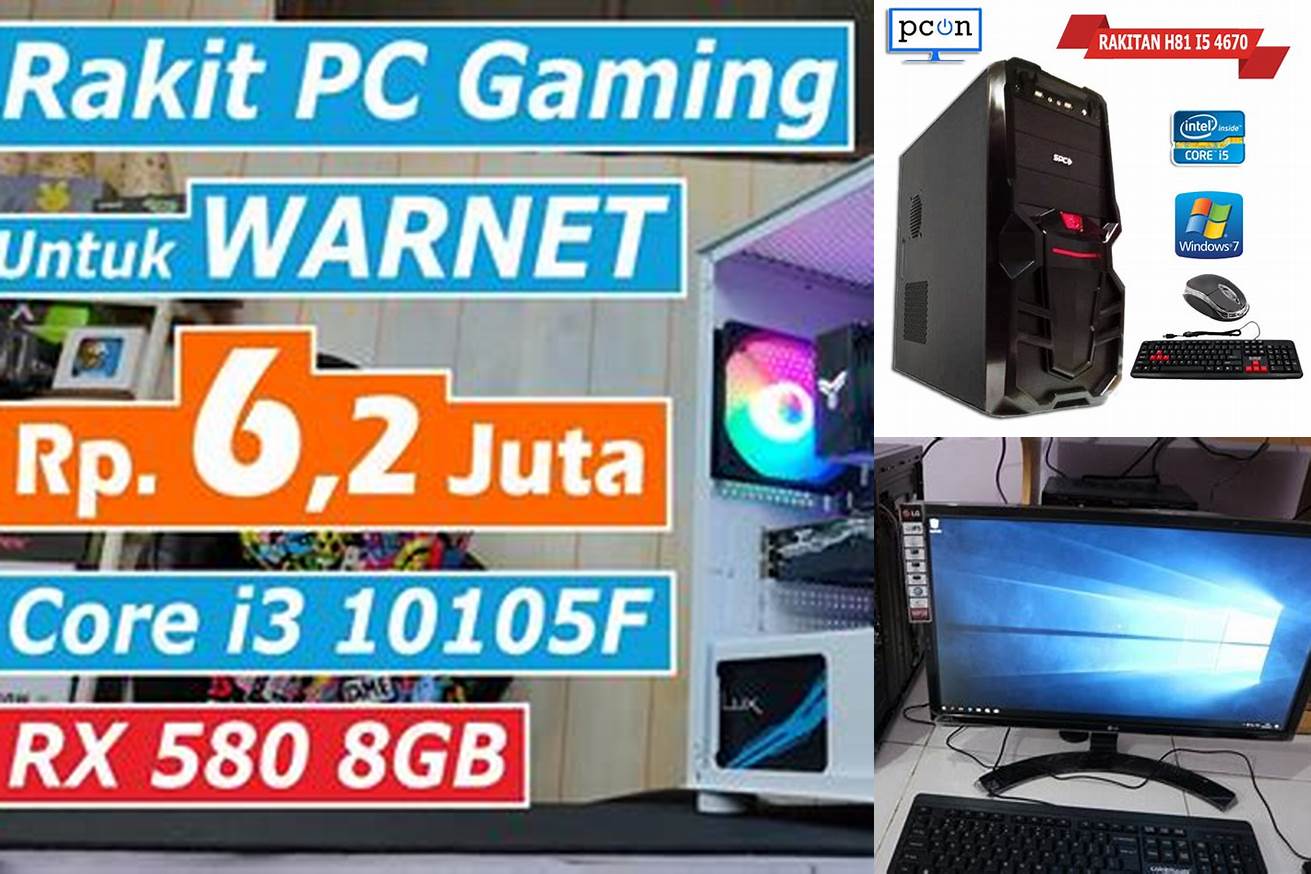 5. PC Rakitan Gaming Warnet E