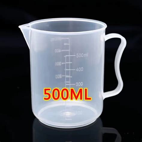 500ml water in cups