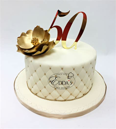 50th birthday cake design