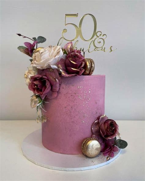 50th birthday cake ideas for women