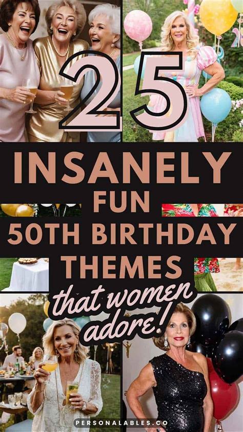 50th birthday party ideas female
