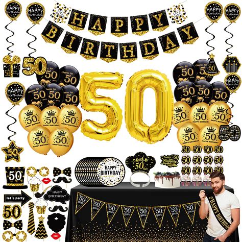50th birthday party ideas for him