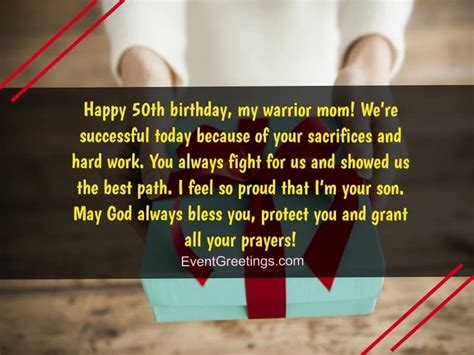 50th birthday speech for mom from son