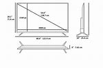 55 Flat Screen Tv Dimensions