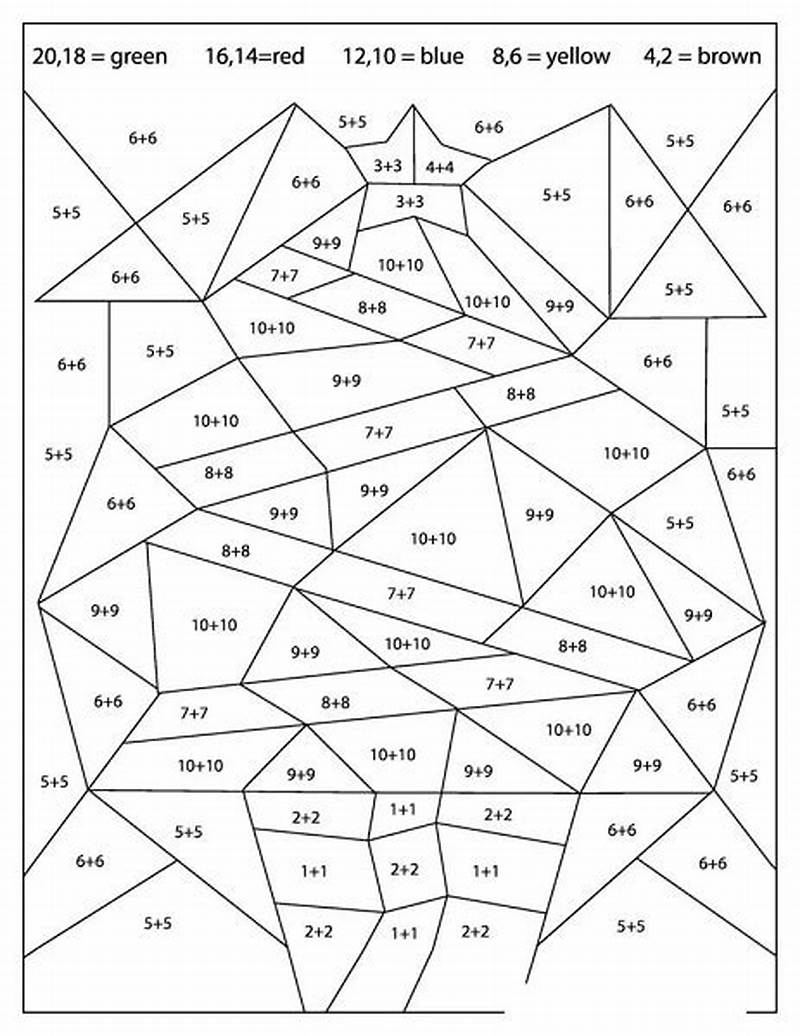 5th Grad Coloring Tile Boxs For Math