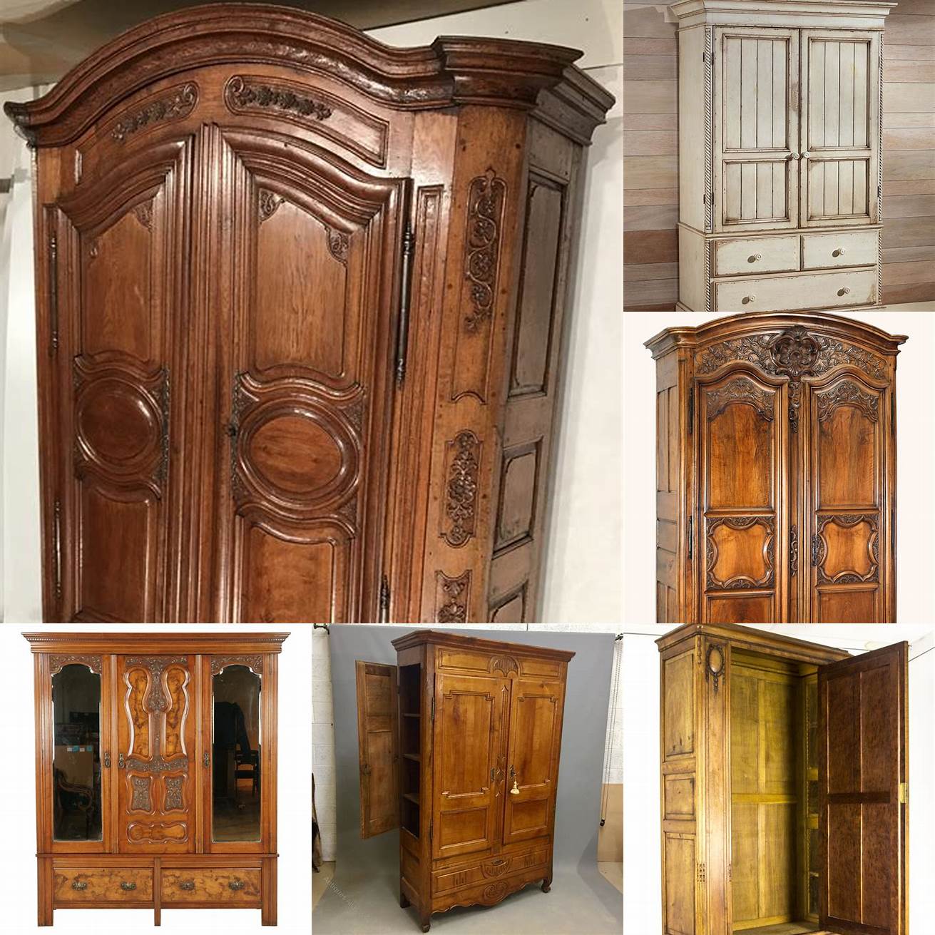 6 Antique armoire