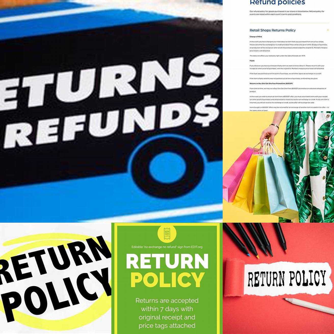 6 Read the Return Policy