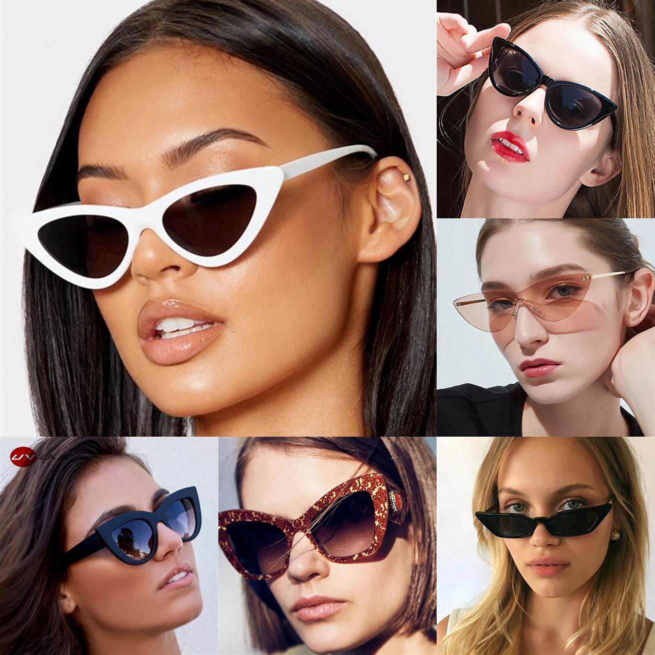 6 Retro Cat Eye Sunglasses for Women Designer